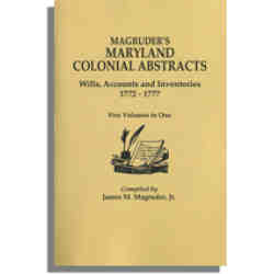 Magruder's Maryland Colonial Abstracts