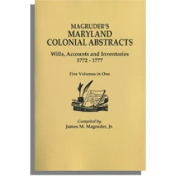 Magruder's Maryland Colonial Abstracts