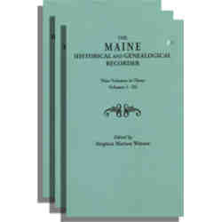 The Maine Historical and Genealogical Records