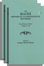 The Maine Historical and Genealogical Records