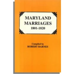 Maryland Marriages, 1801-1820