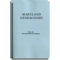 Maryland Genealogies