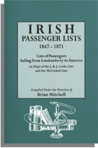 Irish Passenger Lists, 1847-1871
