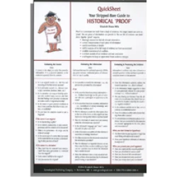 QuickSheet: Your Stripped-Bare Guide to Historical 'Proof'