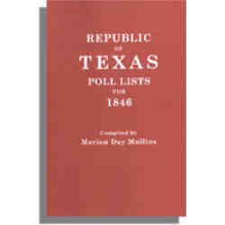Republic of Texas Poll Lists for 1846