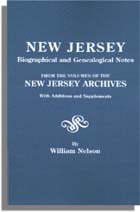 New Jersey Biographical and Genealogical Notes