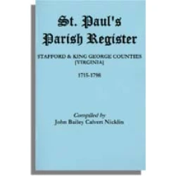 St. Paul's Parish Register