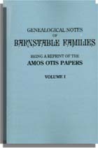 Genealogical Notes of Barnstable Families