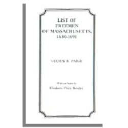 List of Freemen of Massachusetts, 1630-1691