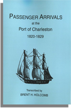 Passenger Arrivals at the Port of Charleston, 1820-1829