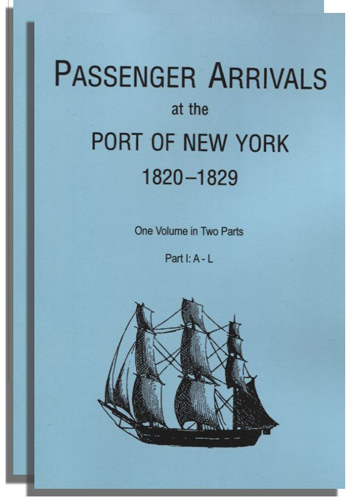 Passenger Arrivals at the Port of New York, 1820-1829