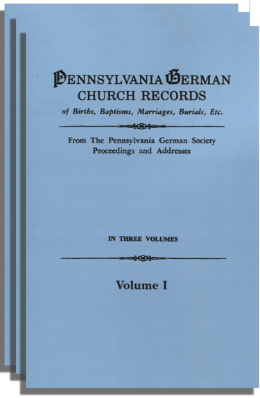 Pennsylvania German Church Records [set]