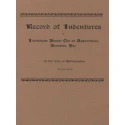 Record of Indentures  [1771-1773]