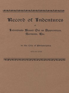 Record of Indentures  [1771-1773]
