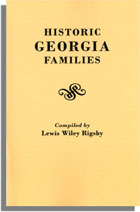 Historic Georgia Families