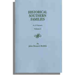 Historical Southern Families. Volume I