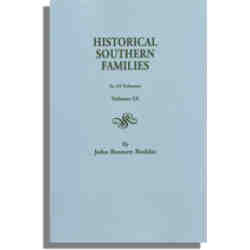 Historical Southern Families. Volume IX