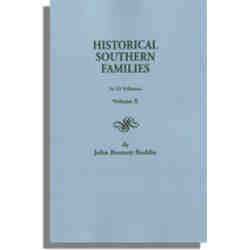 Historical Southern Families. Volume X