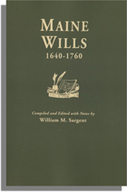 Maine Wills, 1640-1760