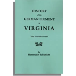 History of the German Element in Virginia