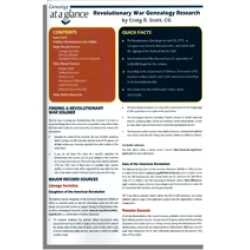 Genealogy at a Glance: Revolutionary War Genealogy Research