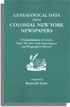 Genealogical Data from Colonial New York Newspapers