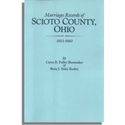 Marriage Records of Scioto County, Ohio, 1803-1860
