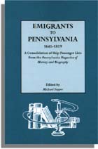 Emigrants to Pennsylvania, 1641-1819