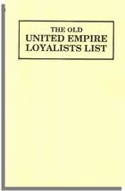 The Old United Empire Loyalists List