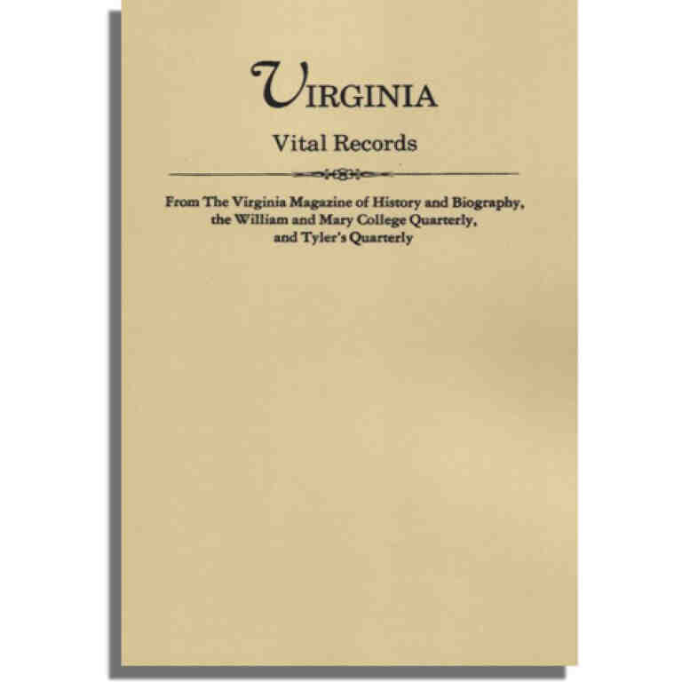 Virginia Vital Records - Genealogical.com