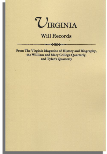 Virginia Will Records