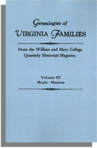 Genealogies of Virginia Families from the William and Mary College ...