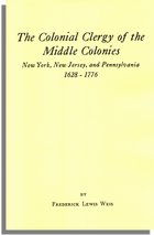 The Colonial Clergy of the Middle Colonies
