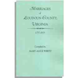 Marriages of Loudoun County, Virginia, 1757-1853