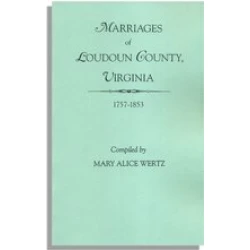Marriages of Loudoun County, Virginia, 1757-1853