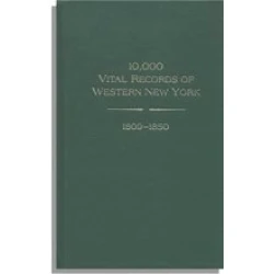 10,000 Vital Records of Western New York, 1809-1850