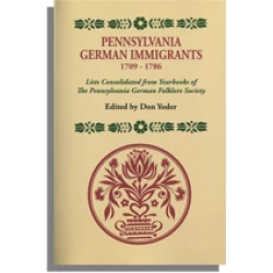 Pennsylvania German Immigrants, 1709-1786