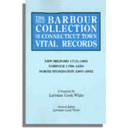 The Barbour Collection of Connecticut Town Vital Records [Vol. 30]