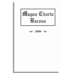 The Magna Charta Barons and Their American Descendants [1898]