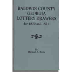 Baldwin County, Georgia, Lottery Drawers for 1820 and 1821
