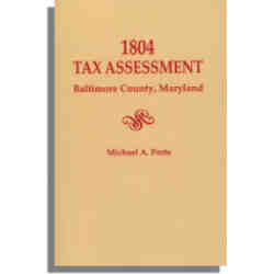 1804 Tax Assessment, Baltimore County, Maryland