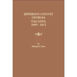 Jefferson County, Georgia, Tax Lists, 1809-1813