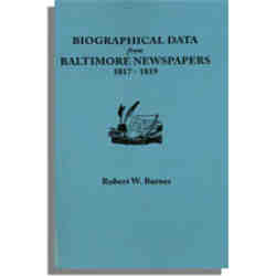 Biographical Data from Baltimore Newspapers, 1817-1819