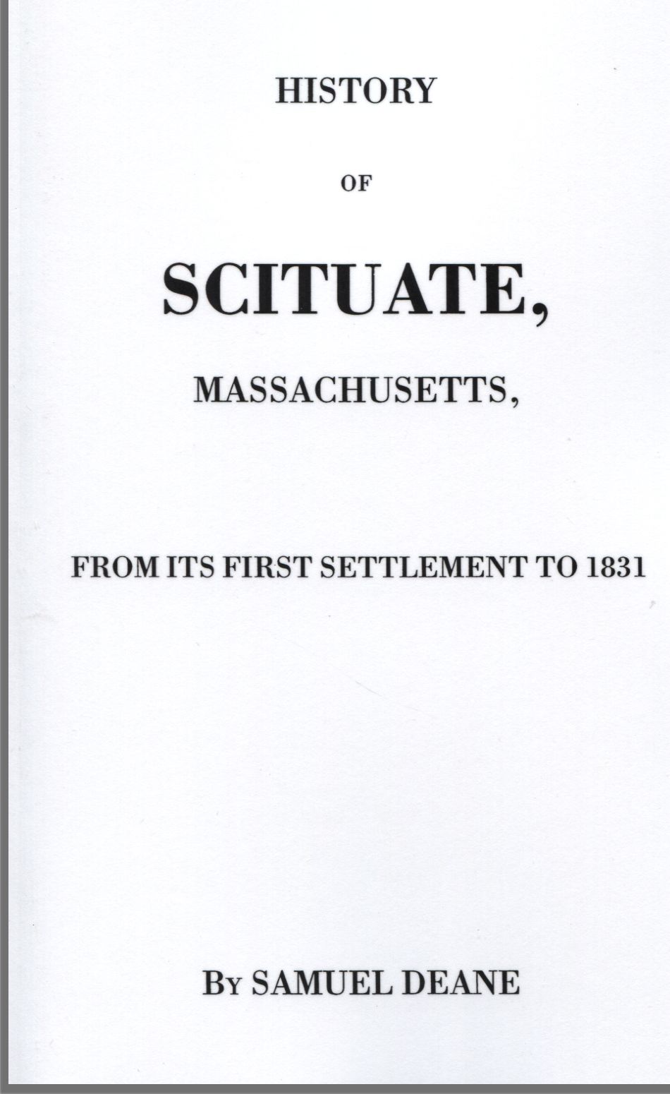 History of Scituate, Massachusetts