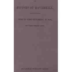 The History of Haverhill [Massachusetts]