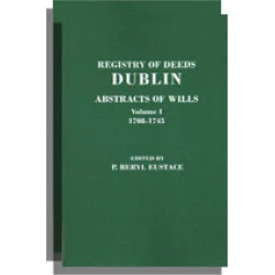 Registry of Deeds, Dublin Abstract of Wills
