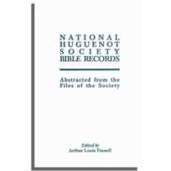 National Huguenot Society Bible Records