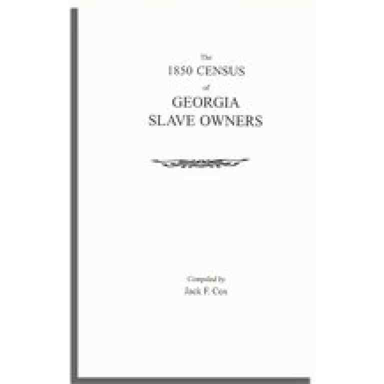 The 1850 Census of Slave Owners