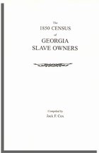 The 1850 Census of Georgia Slave Owners