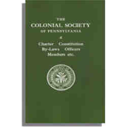 The Colonial Society of Pennsylvania